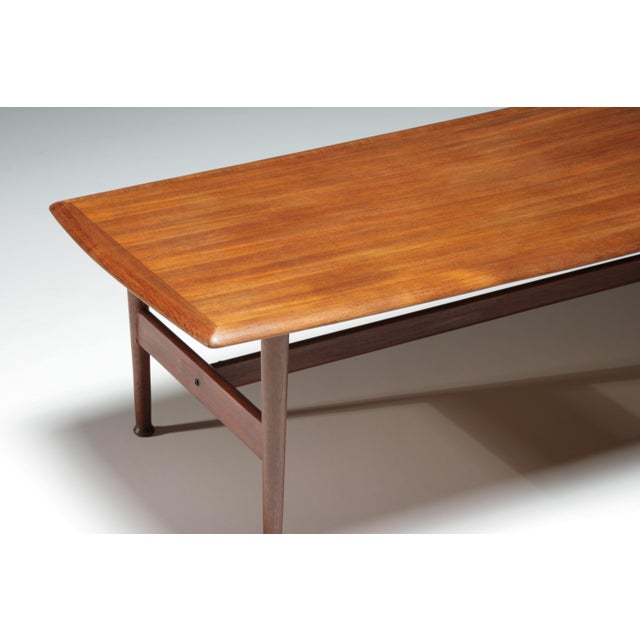 Large Scandinavian Teak Coffee Table, 1960s For Sale - Image 10 of 13