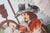 Mid 20th Century Mid-20th Century English Pub Sign Featuring a Cavalier Loading the Cannon Pub For Sale - Image 5 of 13