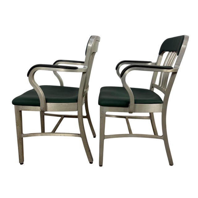 American Aluminum Goodform Armchairs, 1950s, Set of 2 For Sale - Image 10 of 18