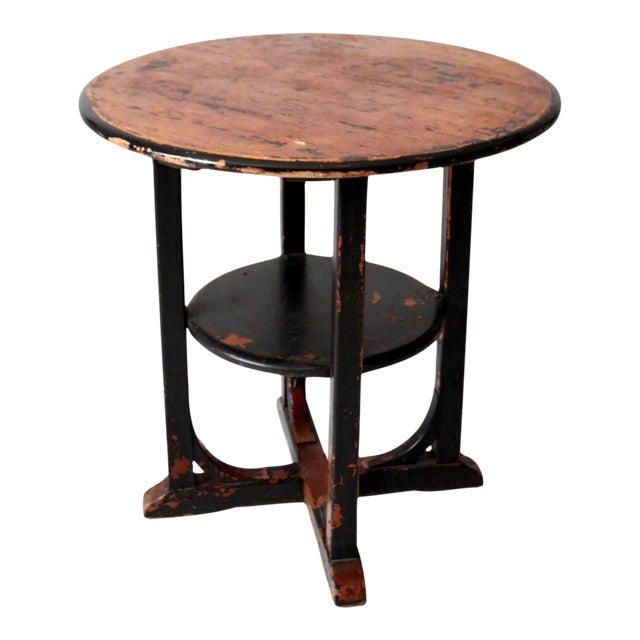 Antique Round Accent Table Chairish