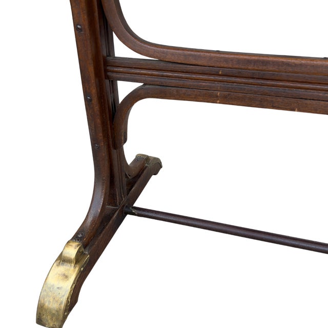 Thonet 1940’s French Thonet Style Bentwood Bistro Table For Sale - Image 4 of 7