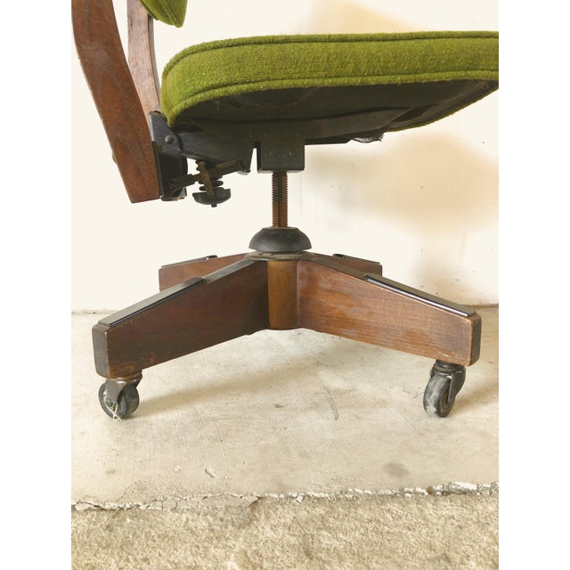 Olive green desk chair clearance