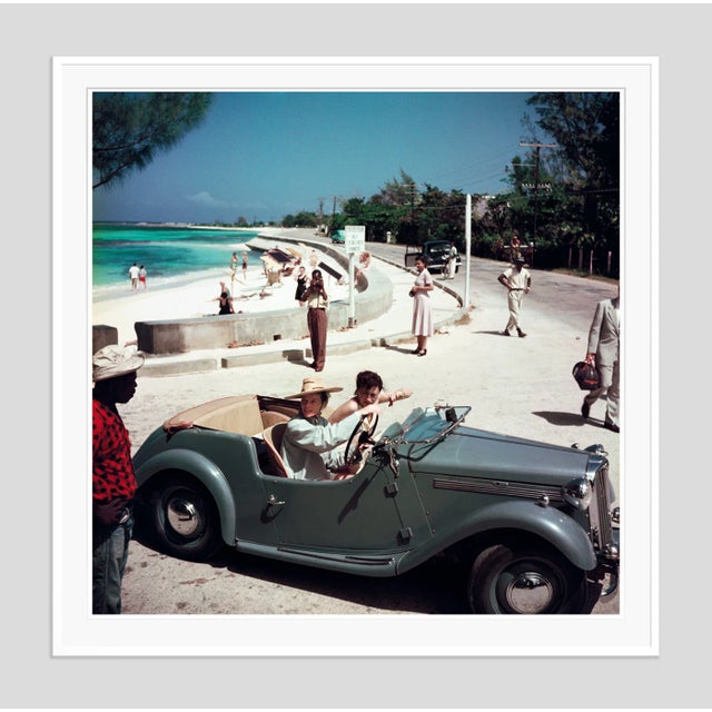 Modern Katharine Hepburn 1953 by Slim Aarons Framed C-Print For Sale - Image 3 of 3