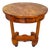 19th C Austrian / German Carved Column Biedermeier Oval Library Desk For Sale