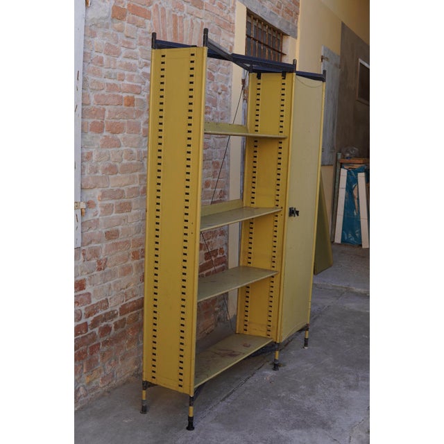 Spazio Modular Bookcase by BBPR for Olivetti, Italy, 1950s, in Very Good conditions. Designed 1950 to 1959 This piece has...