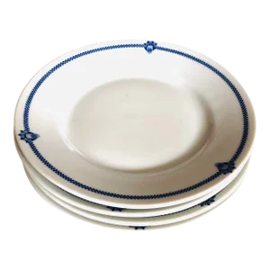 Midcentury Hutschenreuther Selb Bavaria Fine Porcelain Bread Plates S/4