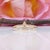 Gold Earth Mined Diamond Band, Solid 14k Gold, Natural Diamond Stacking Band, Size 6.75 For Sale - Image 8 of 9