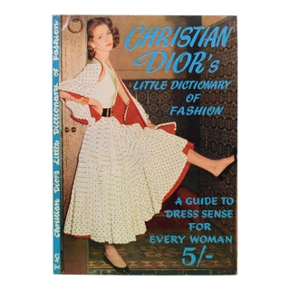 "Christian Dior's Little Dictionary of Fashion: A Guide to Dress Sense for Every Woman" 1954 Dior, Christian For Sale