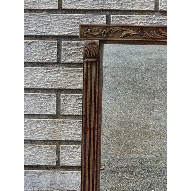 1920 Regency Style Walnut Mirror. For Sale - Image 9 of 14