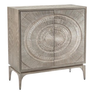John-Richard Cosmos Solid Wood Accent Cabinet For Sale