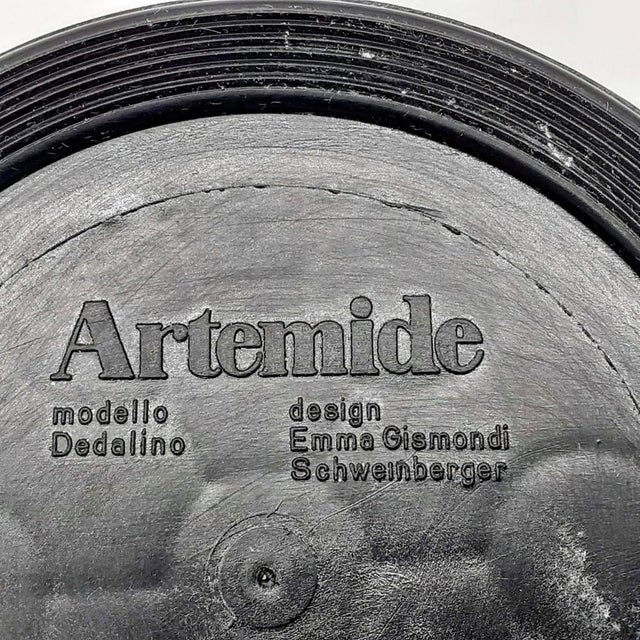 Artemide Dedalino Pencil Holder in Black by Emma Gismondi Schweinberger for Artemide, 1960s For Sale - Image 4 of 6