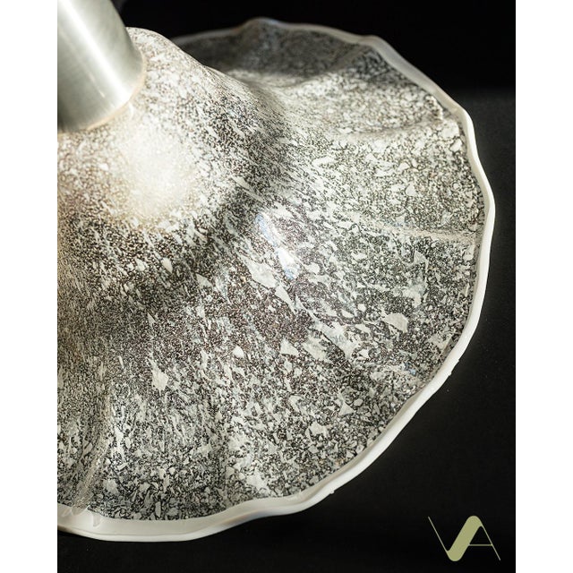 German Hanging Light from Honsel Leuchten, in Flawless conditions. Designed 1980 to 1989 This piece has an attribution...