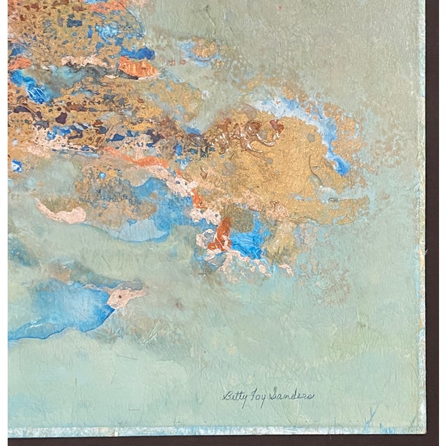 1960s Betty Foy Sanders Abstract Paintings - A Pair For Sale - Image 4 of 10