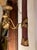 Large Tuscan Empire Giltwood and Faux Porphyry Wall Sconces, Set of 2 For Sale - Image 5 of 15