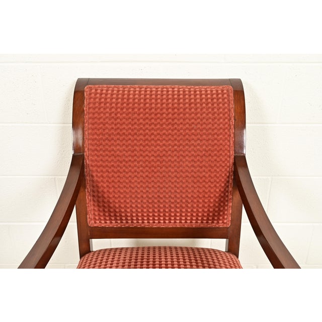 Wood Smith & Watson Regency Carved Mahogany Dining Chairs, Set of Six For Sale - Image 7 of 14