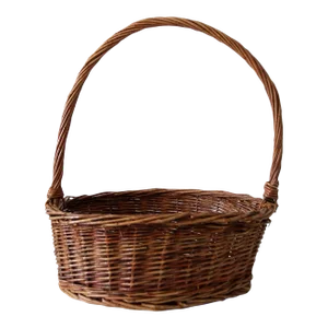 Vintage Wicker Handle Basket