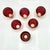 Italian Ruby Red Crystal Liqueur Cups with 24k Gold from Interglass, 1980s, Set of 6 For Sale - Image 10 of 11