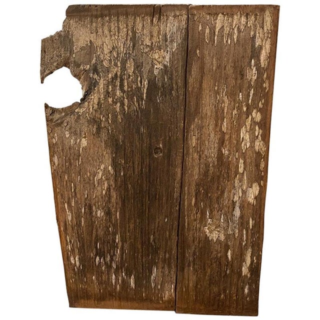 Antique hand carved architectural panel from Toraja. This carving symbolizes the protection of the home. Originally used...
