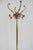 Metal Italian Hollywood Regency Brass Coat Rack with Rotating Crown and Marble Base, 1960s For Sale - Image 7 of 17