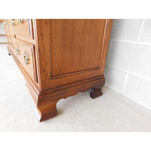 Thomasville Fisher Park Pecan Wood Dresser 75"w For Sale - Image 10 of 15