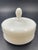 Mid 20th Century Collection of 3 Milk Glass Lidded Dishes For Sale - Image 4 of 12