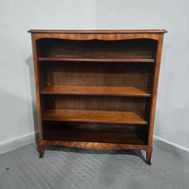 French Open Adjustable Library Bookcase, 1900 For Sale - Image 3 of 14
