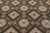 2010s Rug & Kilim’s Transitional Style Needlepoint Rug, Red,Green Floral Pattern For Sale - Image 5 of 6