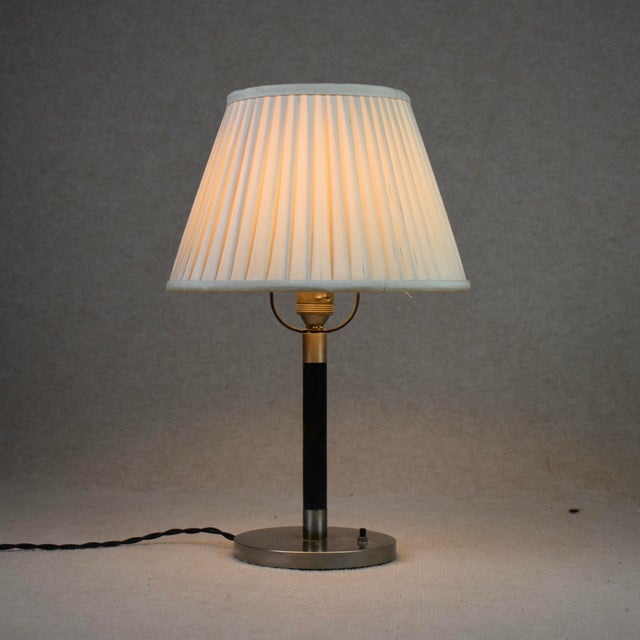 Wood Table Lamp by Harald Notini for Böhlmarks, Sweden, 1930s For Sale - Image 7 of 7