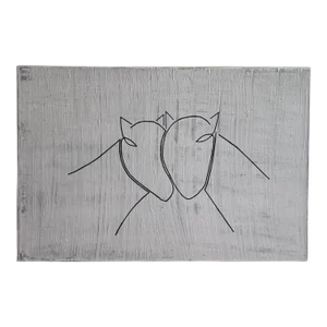 “Sisters” Organic Mineral on Linen Canvas by Susan Yin