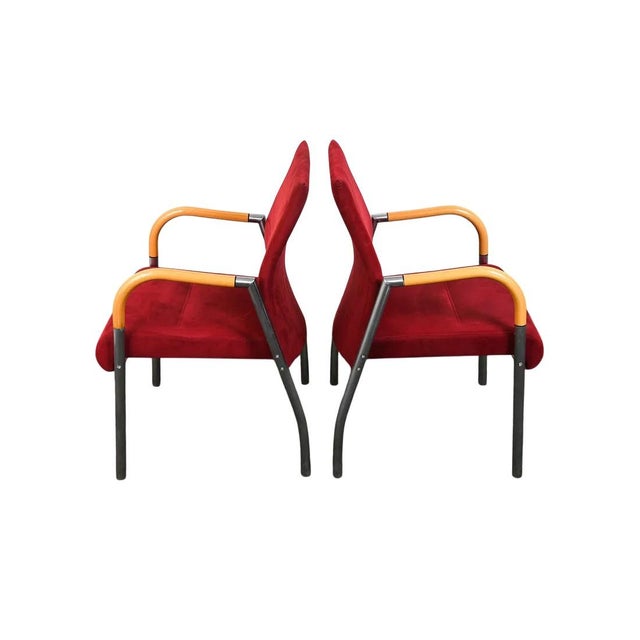 Mid-Century Modern Set 6 Duba D8 Danish Modern Armchairs For Sale - Image 3 of 9