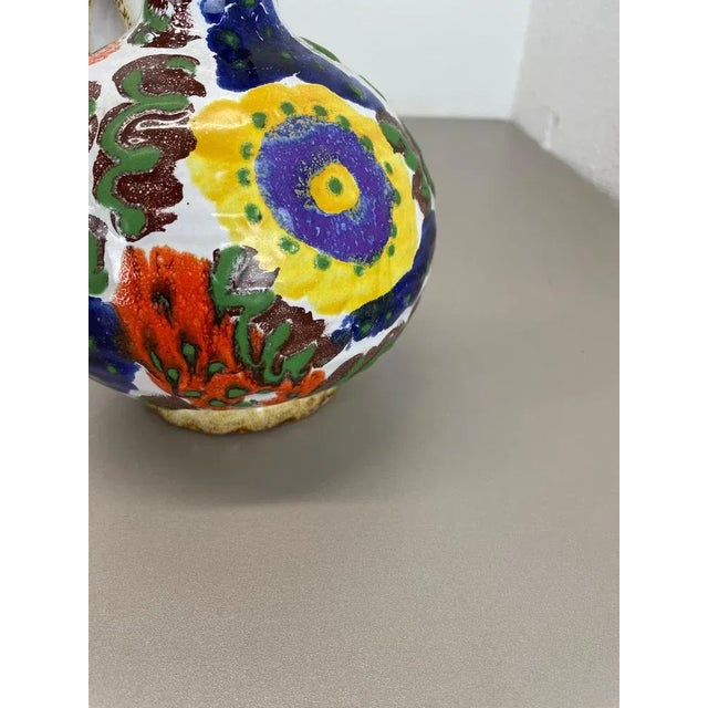 Vintage German Ceramic Studio Pottery Vase from Marei Ceramics, 1970s For Sale - Image 12 of 18