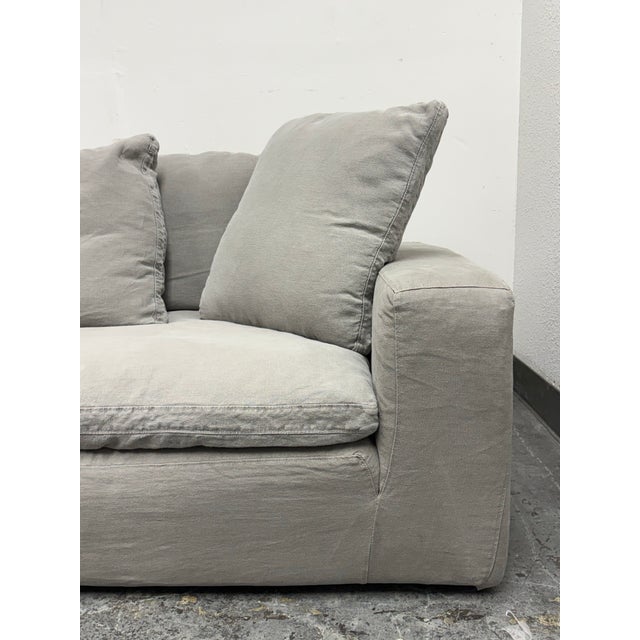 Textile Restoration Hardware Cloud Modular U-Sectional, Set of Five For Sale - Image 7 of 12