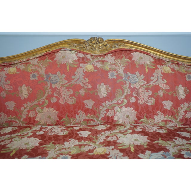 Meyer Gunther Louis XVI Giltwood Settee Loveseat For Sale In Philadelphia - Image 6 of 18