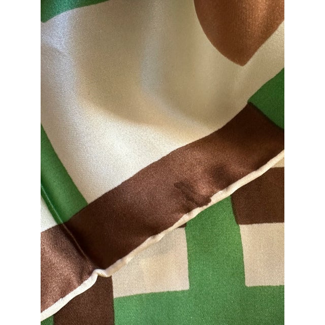 Vintage Italian Silk Abstract Art Textile Wall Hanging For Sale - Image 9 of 13