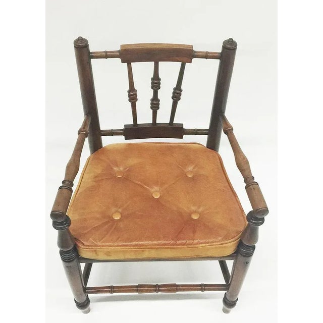 19th Century Fruit Wood Childs Chair For Sale - Image 3 of 13
