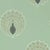 Sanderson Kalapi Wallpaper in Sea glass For Sale