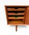 Brown Vintage H. P. Hansen Danish Modern Sliding Door Teak Sideboard - Refinished! For Sale - Image 8 of 13