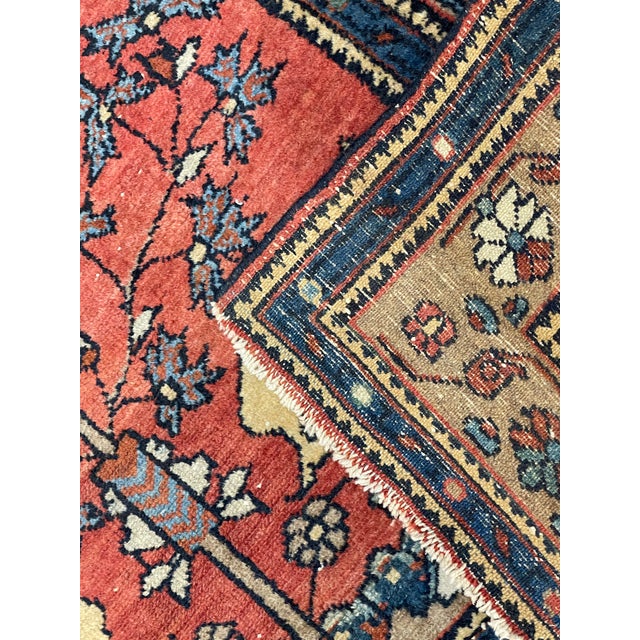 Fine Antique Persian Malayer Wool Rug 3’0" X 5’0" For Sale - Image 10 of 10