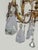 Early 20th Century French Rococo Style 5-Light Cast Bronze & Pendeloque Crystal Cage Chandelier For Sale - Image 10 of 14