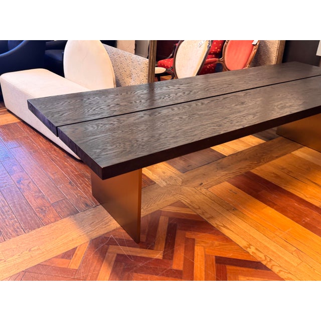 Thomas Bina & Ed Robinson for Restoration Hardware Channel Rectangular Dining Table For Sale - Image 10 of 12