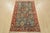 Tribal Heriz Rug 3’9” X 5’9” Blue Wool Vintage Tribal Hand-Knotted Oriental Carpet For Sale - Image 3 of 12