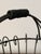 Metal Vintage 1930s Oval Twisted Iron French Country Basket For Sale - Image 7 of 9