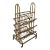 Vintage Wicker Rattan Multi Tier Newspaper Stand Magazine Rack 5232 For Sale