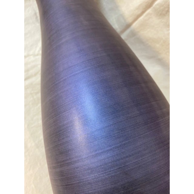 Indigo Blue Maitland Smith Vintage Vase For Sale - Image 10 of 11