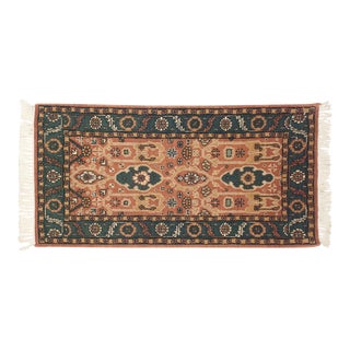 Vintage Indian Northwest Persian Design Rug Runner - 2'3" X 4'6" For Sale