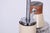 Mid-Century Chandelier in Chromed Steel and Glass from Drukov, Czech, 1970s For Sale - Image 6 of 12