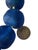 Vintage African Jumbo Glass Dark Blue Trading Beads Necklace One String For Sale - Image 9 of 11