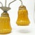 The pendant lamp was produced in the 70s. The construction is brass and covered with chrome, glass shades, elements...