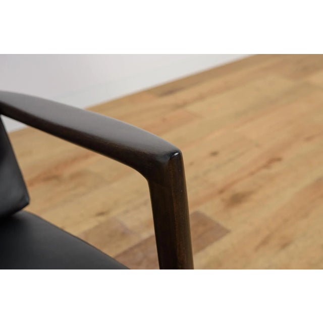 Black Model 300-139 Lounge Chair from Swarzędz Furniture Factory, Poland, 1960s For Sale - Image 8 of 18