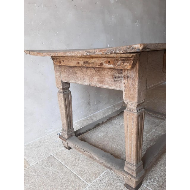 Mid-17th Century Dutch Oak Pay Table For Sale - Image 6 of 10